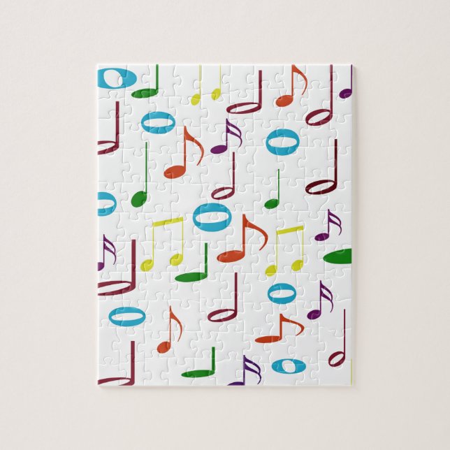 Rainbow Notes Puzzle (Vertikal)