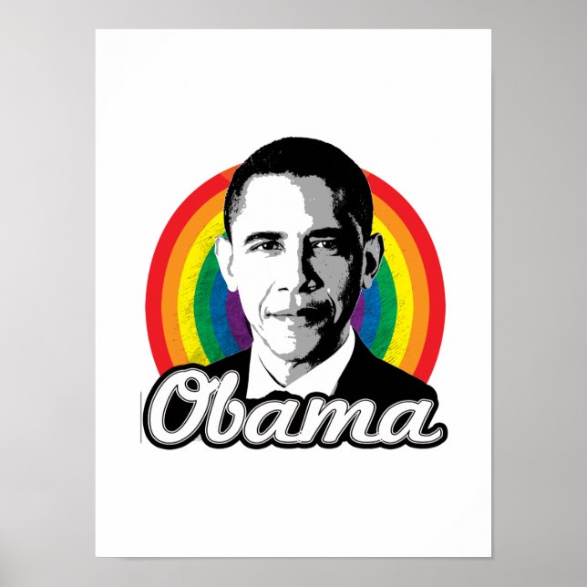 Rainbow Obama - LGBT-Politik - Poster (Vorne)