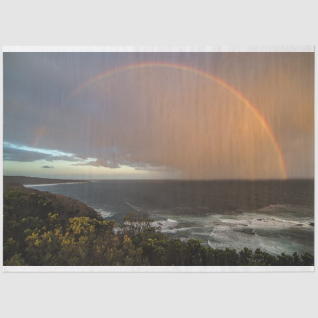 Rainbow Ocean 20x30 Decoupage Seidenpapier (Vorderseite)
