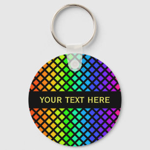 Rainbow of Diamonds custom key chain Schlüsselanhänger