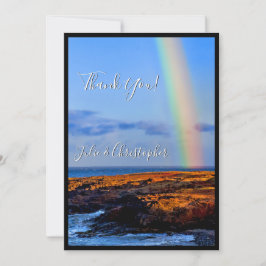 Rainbow of Liebe & Happiness, Wedding, Danke Einladung