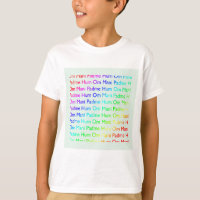 Rainbow Om Mani Padme Hum (auf Baby Blue)
