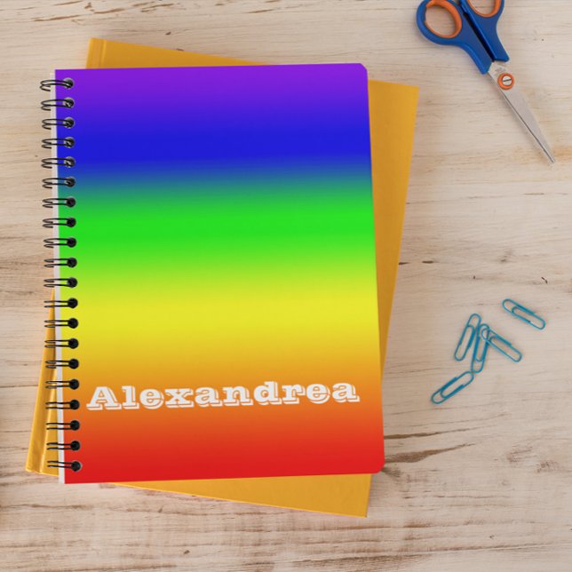 Rainbow Ombre Notizbuch (Von Creator hochgeladen)