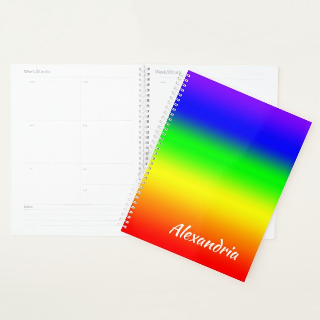 Rainbow Ombre Planer (Anzeige)