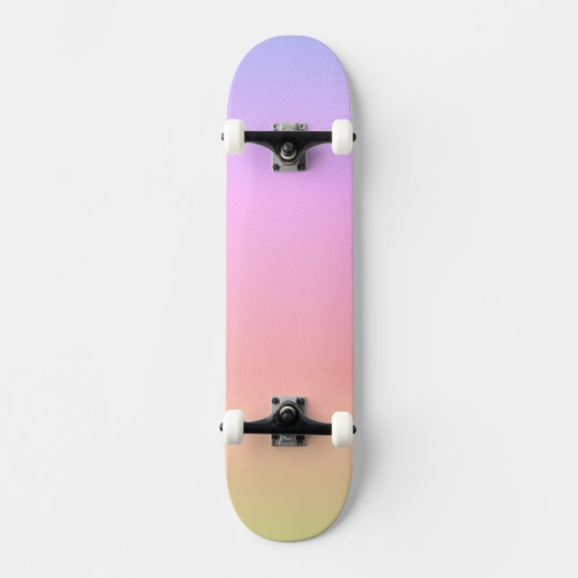 Rainbow Ombre Skateboard (Vorderseite)