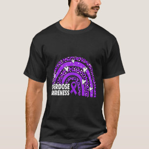 Rainbow Overdose Awareness Montag Lila Ribbon T-Shirt