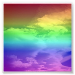 Rainbow Overlay Fotodruck