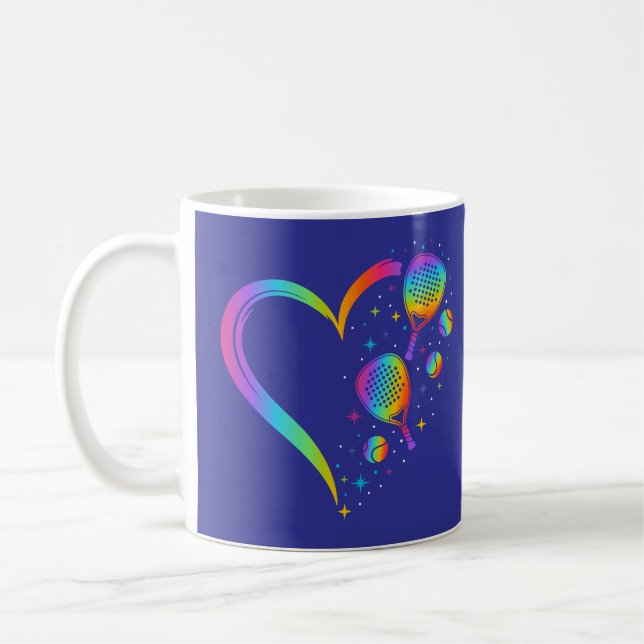 Rainbow Padel Kaffeetasse (Links)