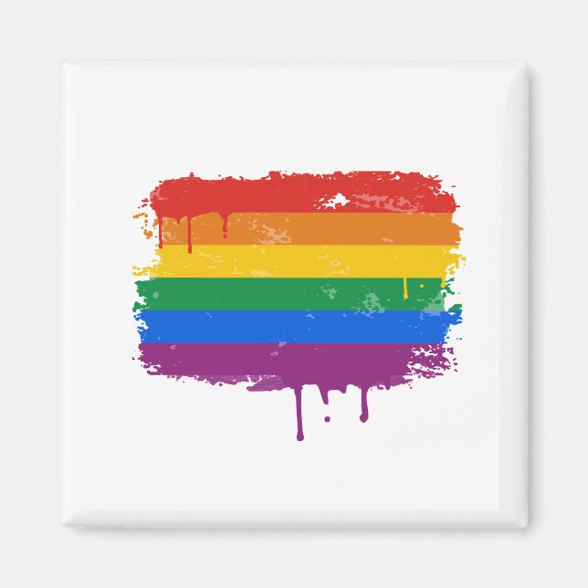 Rainbow Paint Magnet (Vorne)