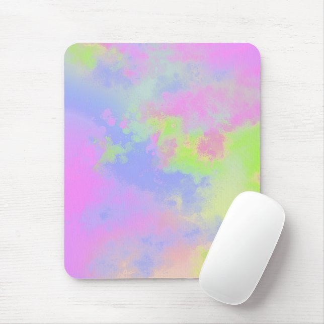 Rainbow Paint Spritzer Mousepad (Mit Mouse)