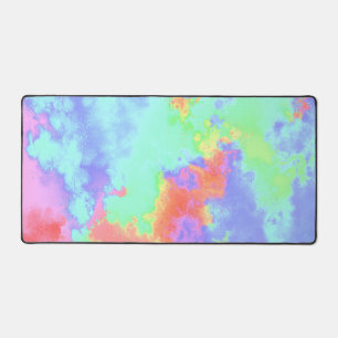 Rainbow Paint Spritzer Schreibtischunterlage