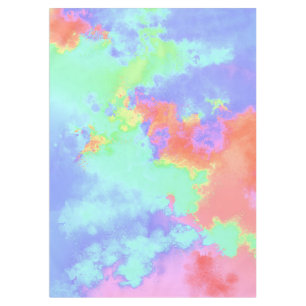 Rainbow Paint Spritzer Tableclout Tischdecke