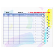 Rainbow Paint Student Assigner Tracker