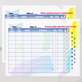 Rainbow Paint Student Assigner Tracker