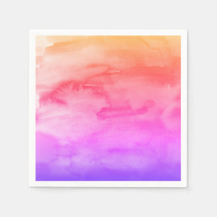 Rainbow Painting Ombre Serviette