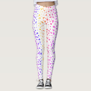 Rainbow Paisley Leggings