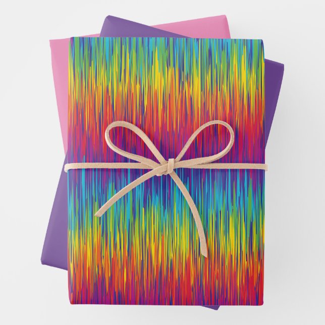 Rainbow-Papier Geschenkpapier Set (Beispiel)