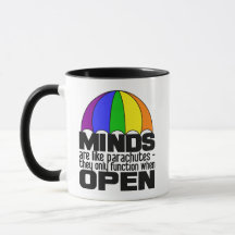 Rainbow Parachute Tasse - wählen Sie Stil & Farbe
