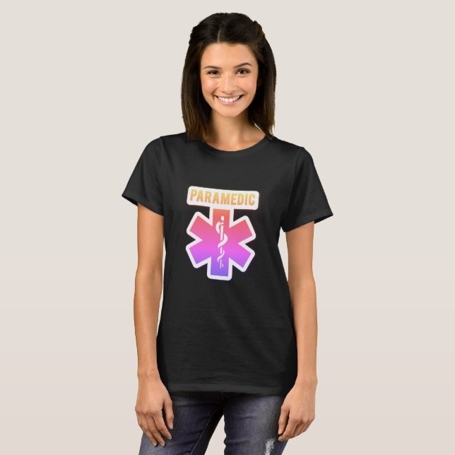Rainbow Paramedic T-Shirt (Vorne ganz)