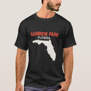 Rainbow Park Florida USA Staat America Travel Flor T-Shirt