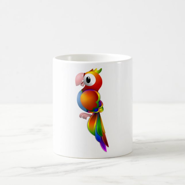 RAINBOW PARROT KAFFEETASSE (Mittel)