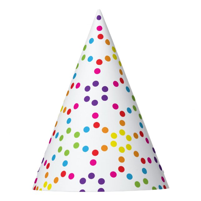 Rainbow Party Partyhütchen (Vorderseite)