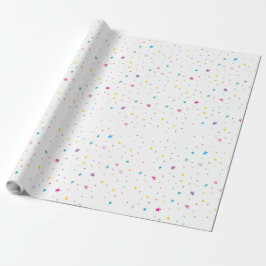 RAINBOW PARTY PATTERN strahlend fröhlich modern un Geschenkpapier