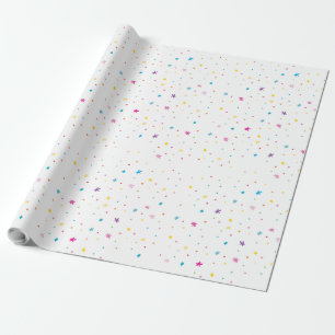 RAINBOW PARTY PATTERN strahlend fröhlich modern un Geschenkpapier