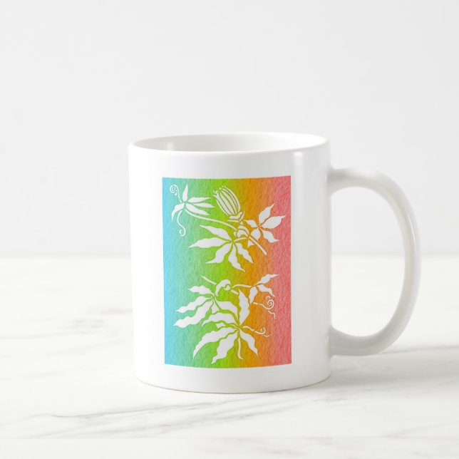 Rainbow Passion Blume Kaffeetasse (Rechts)