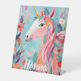 Rainbow Pastel Dream Unicorn Sockelschild