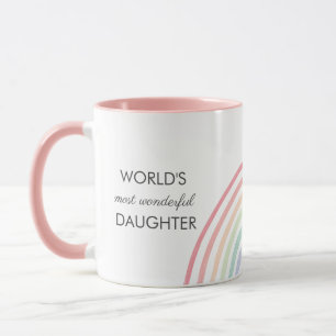 Rainbow Pastel Fille Mug