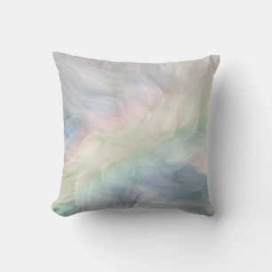 Rainbow Pastel Floral Mandala Design Kissen