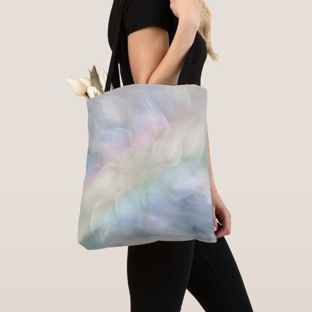 Rainbow Pastel floral Mandala design Tasche (Von Nahem)