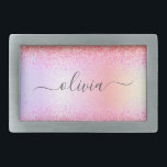 Rainbow Pastel Girly Glitzer Metal Monogram Name Rechteckige Gürtelschnalle<br><div class="desc">Rainbow Pastel Imitats Foil Metallic Sparkle Glitzer gebürstetes Metal Monogramm Name Gürtel Verschluss. Das macht den perfekten Abschluss,  süß 16 16.,  18.,  21.,  30.,  40.,  50.,  60.,  70.,  80.,  90.,  100. Geburtstag,  Hochzeit,  Brautparty,  Jubiläum,  Babydusche oder Junggeselinnen-Abschied Geschenk für jemanden,  der Luxus und Chic Stil Lieben glänze.</div>