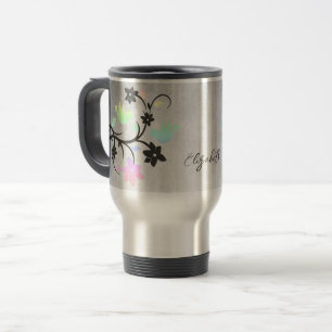 Rainbow Pastel Lovebirds Personalisierte Travel Mu Reisebecher