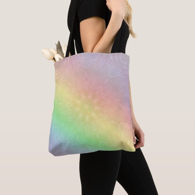 Rainbow Pastel Mandala Design Tasche (Von Nahem)