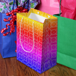 Rainbow Pastel Mittlere Geschenktüte