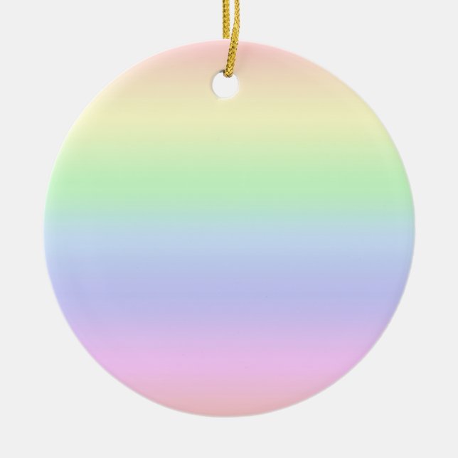 Rainbow Pastel Ornament (Vorne)