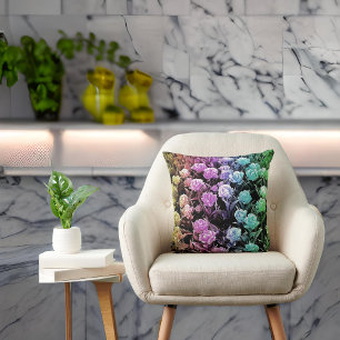 Rainbow Pastel Tulips Kissen