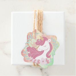 Rainbow Pastel, Unicorn Magic Dream Danke Geschenkanhänger