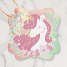 Rainbow Pastel, Unicorn Magic Dream Danke Geschenkanhänger