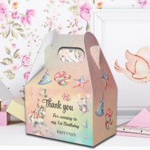 Rainbow Pastel w Animals 1. Geburtstag