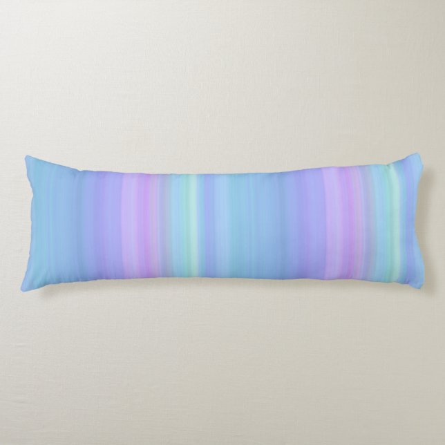 Rainbow Pastell Lila grünes Kissen (Vorderseite)