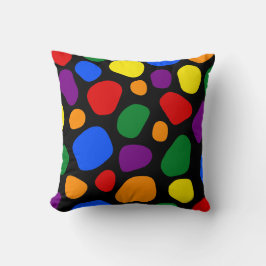 Rainbow Patches Throw Cushion Kissen