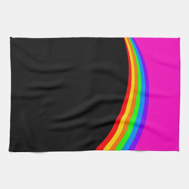 RAINBOW PATTERN HANDTUCH (Horizontal)
