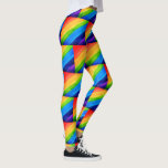 Rainbow Pattern Leggings<br><div class="desc">RegenbogenLeggings. Diese lebendigen Leggings sind mit einem Aquarellmuster in Regenbogenfarben dekoriert. Original Wasserfarbe © Michele Davies.</div>