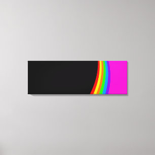 RAINBOW PATTERN LEINWANDDRUCK