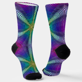 Rainbow Pattern Socken