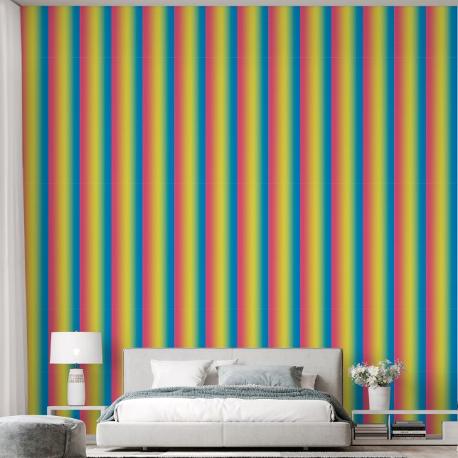 Rainbow Pattern Tapete (Schlafzimmer)