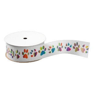 Rainbow Paws Ribbon Ripsband